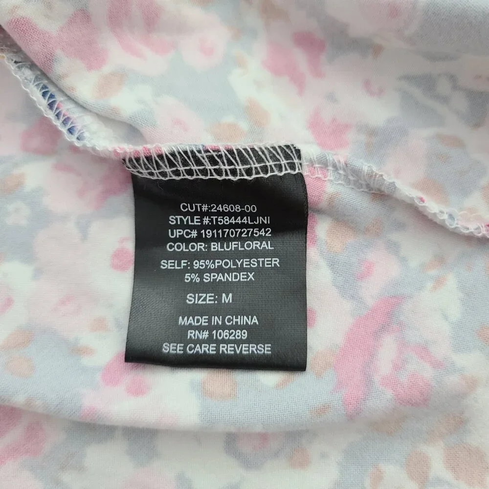 Free Pink Heart Trixxi girls Floral Puff Sleeve Fit & Flare Dress Size Medium